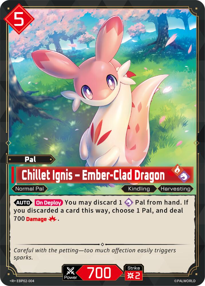 Chillet Ignis - Ember-Clad Dragon (EBP02-004) (BP02)