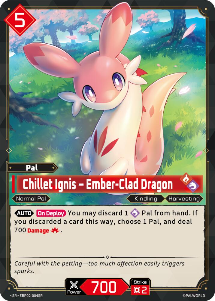 Chillet Ignis - Ember-Clad Dragon (SR) (EBP02-004SR) (BP02)