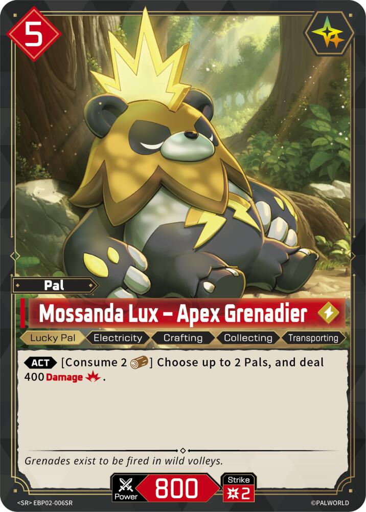 Mossanda Lux - Apex Grenadier (SR) (EBP02-006SR) (BP02)