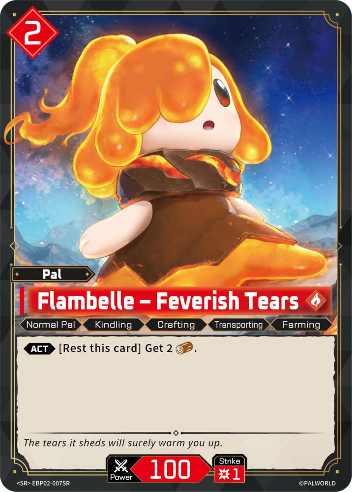 Flambelle - Feverish Tears (SR) (EBP02-007SR) (BP02)