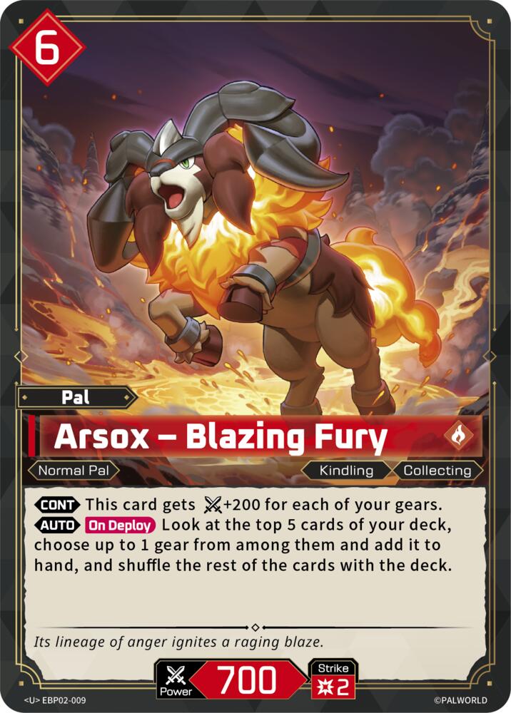 Arsox - Blazing Fury (EBP02-009) (BP02)