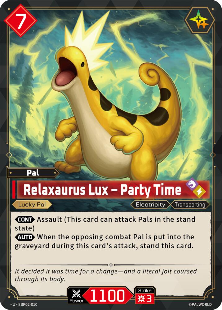 Relaxaurus Lux - Party Time (EBP02-010) (BP02)