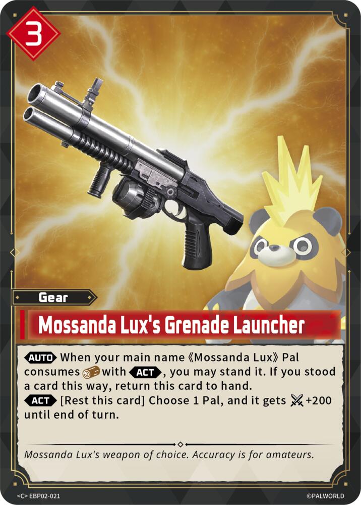 Mossanda Lux's Grenade Launcher (EBP02-021) (BP02)