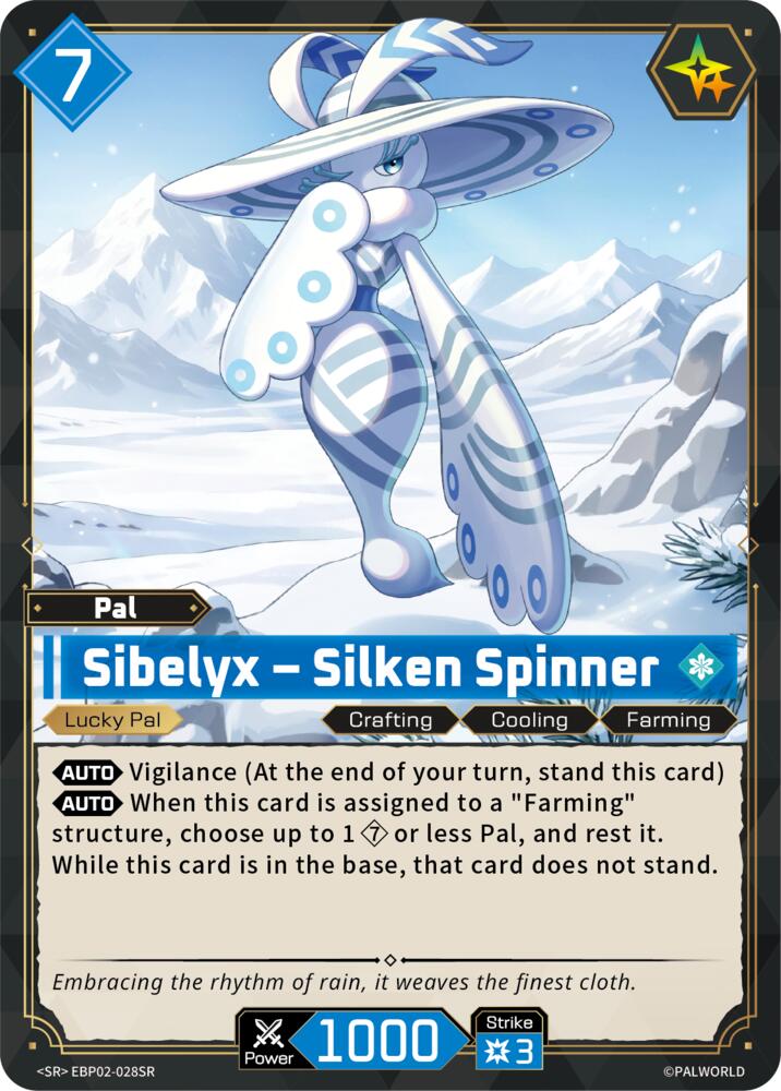 Sibelyx - Silken Spinner (SR) (EBP02-028SR) (BP02)