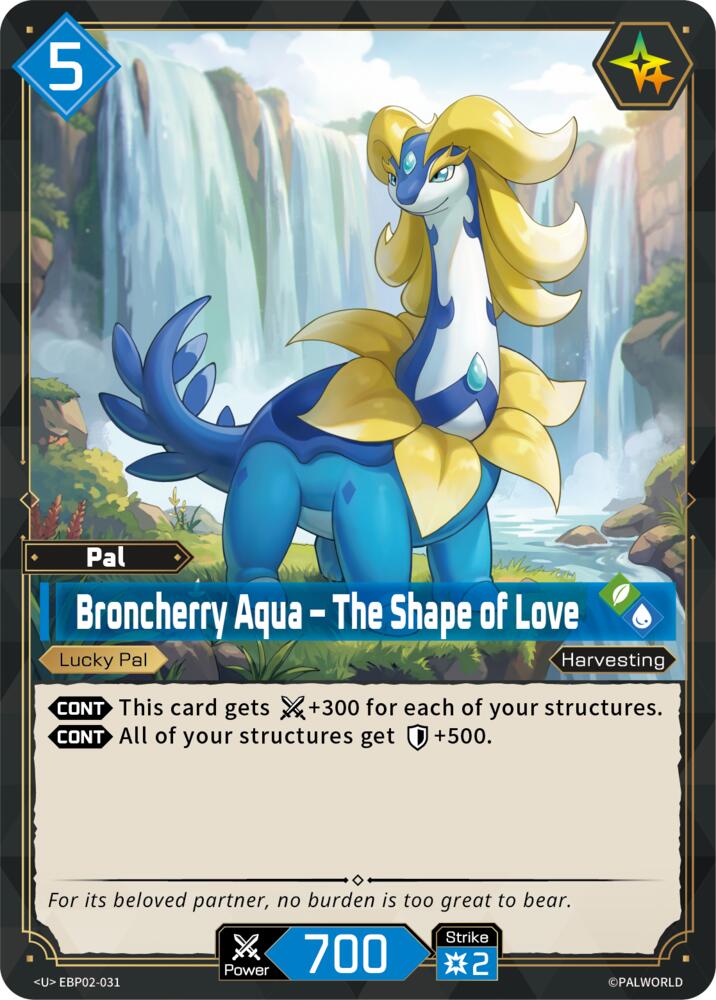 Broncherry Aqua - The Shape of Love (EBP02-031) (BP02)