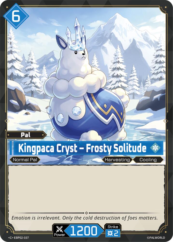 Kingpaca Cryst - Frosty Solitude (EBP02-037) (BP02)