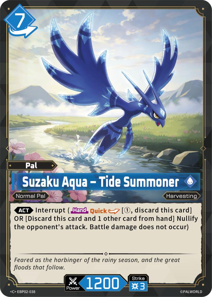 Suzaku Aqua - Tide Summoner (EBP02-038) (BP02)