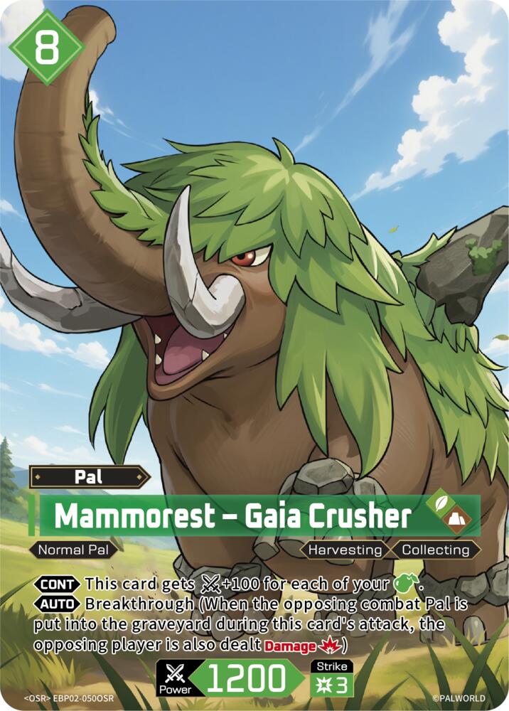 Mammorest - Gaia Crusher (SR) (EBP02-050OSR) (BP02)