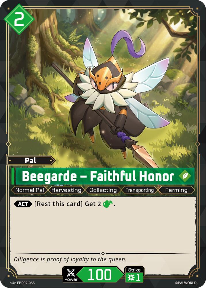 Beegarde - Faithful Honor (EBP02-055) (BP02)