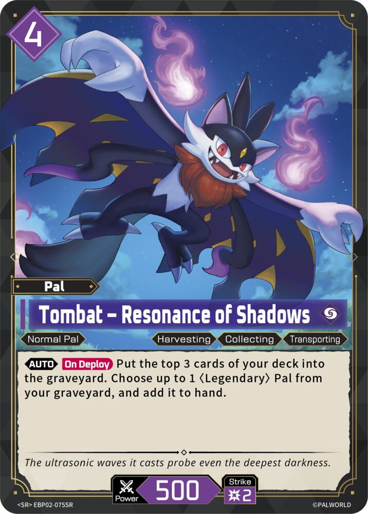 Tombat - Resonance of Shadows (SR) (EBP02-075SR) (BP02)