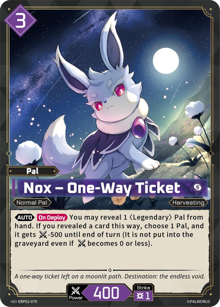 Nox - One-Way Ticket (EBP02-079) (BP02)