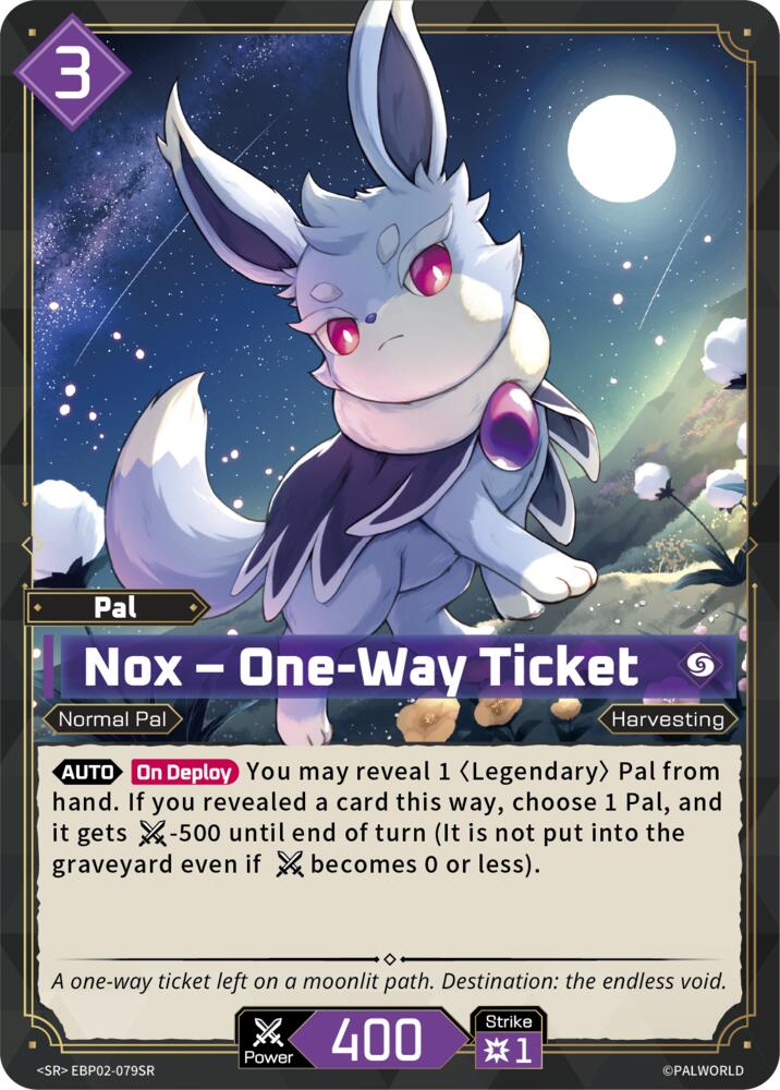 Nox - One-Way Ticket (SR) (EBP02-079SR) (BP02)