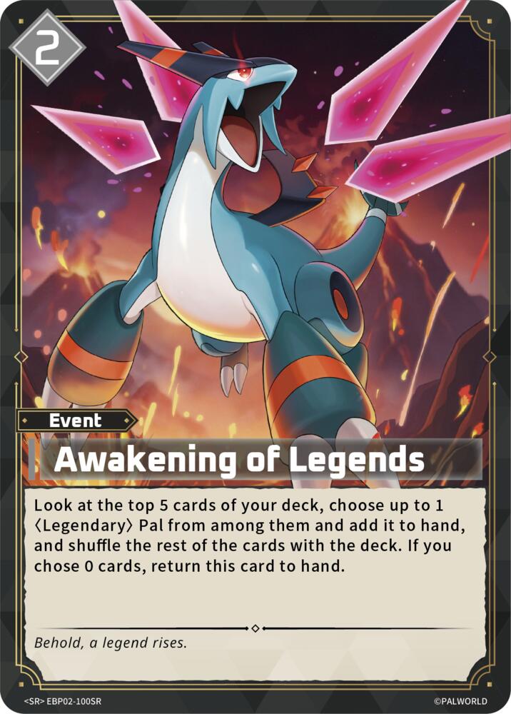 Awakening of Legends (SR) (EBP02-100SR) (BP02)