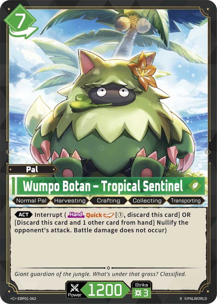 Wumpo Botan - Tropical Sentinel (2nd Edition) (EBP01-062) (BP01)