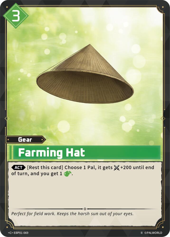 Farming Hat (2nd Edition) (EBP01-069) (BP01)