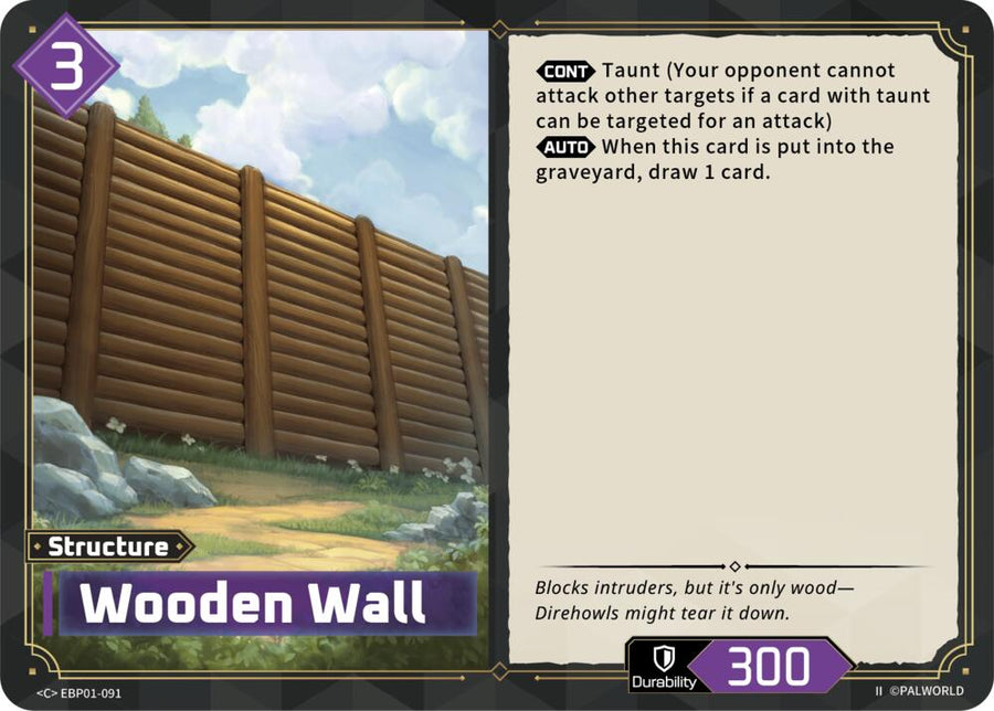 Wooden Wall (2nd Edition) (EBP01-091) (BP01)