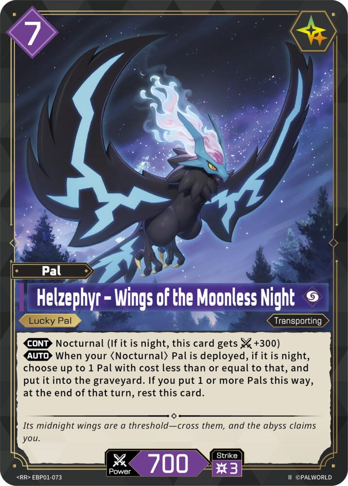 Helzephyr - Wings of the Moonless Night (2nd Edition) (EBP01-073) (BP01)