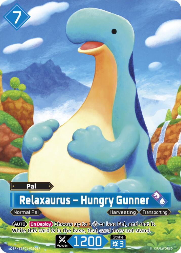 Relaxaurus - Hungry Gunner (OSR) (2nd Edition) (EBP01-026OSR) (BP01)