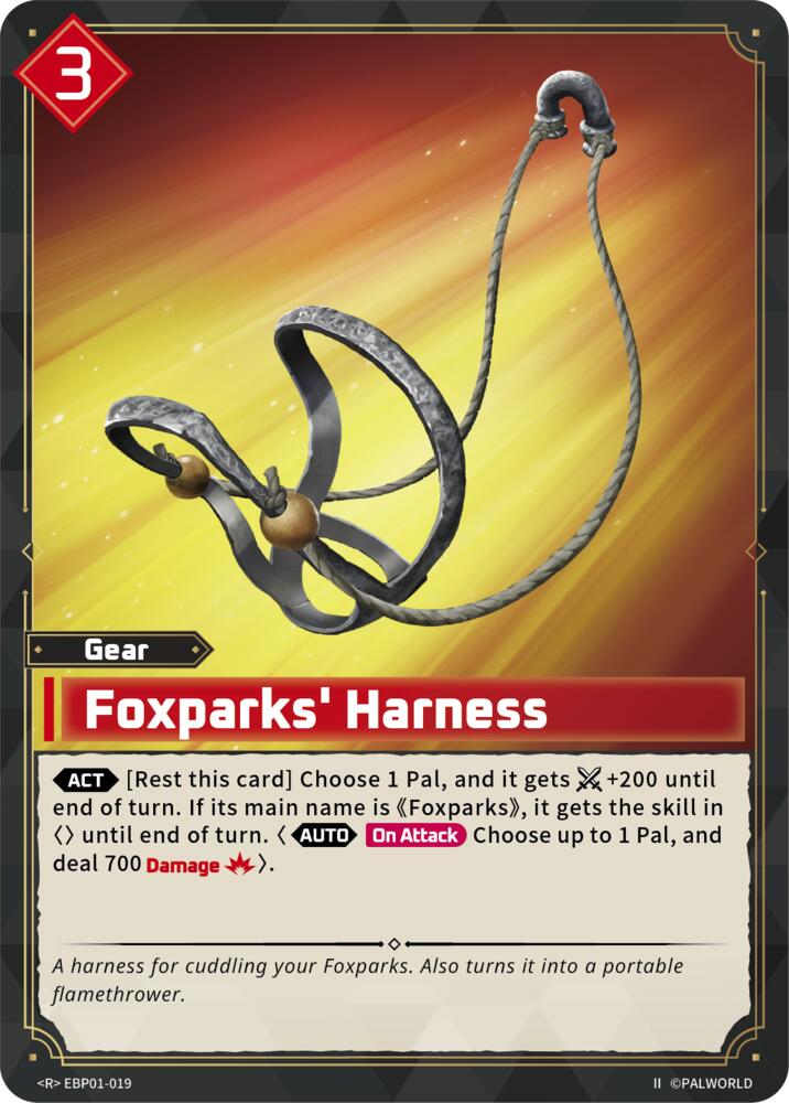 Foxparks' Harness (2nd Edition) (EBP01-019) (BP01)