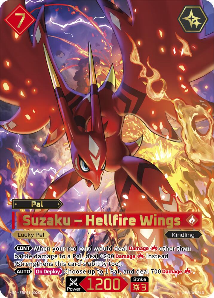 Suzaku - Hellfire Wings (SP) (2nd Edition) (EBP01-002SP) (BP01)