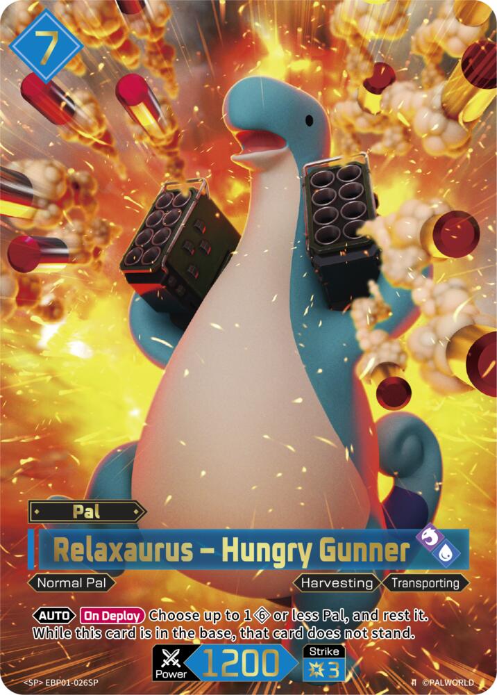 Relaxaurus - Hungry Gunner (SP) (2nd Edition) (EBP01-026SP) (BP01)