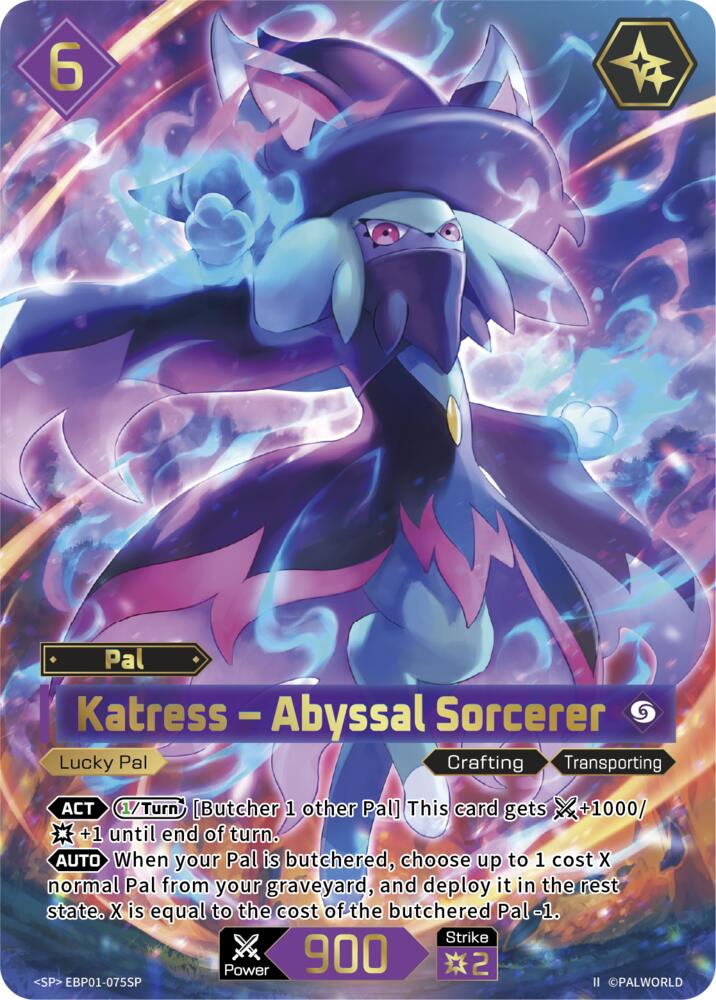 Katress - Abyssal Sorcerer (SP) (2nd Edition) (EBP01-075SP) (BP01)