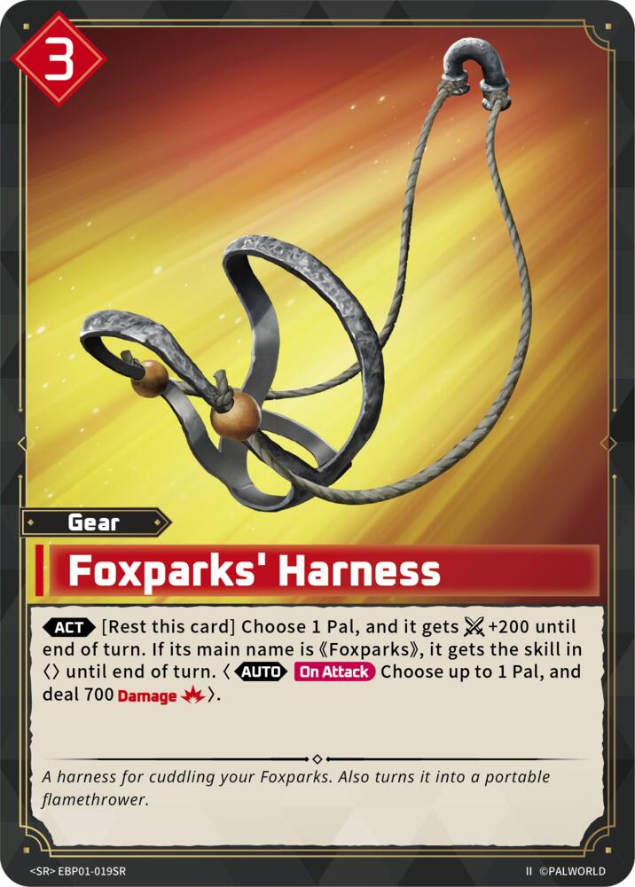 Foxparks' Harness (SR) (2nd Edition) (EBP01-019SR) (BP01)