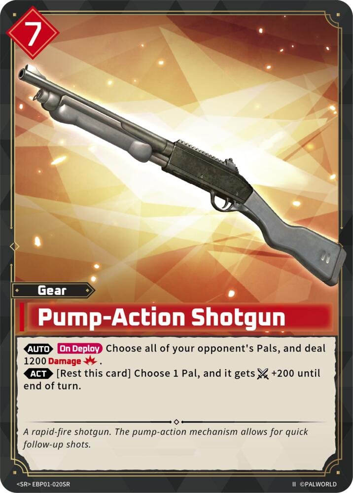 Pump-Action Shotgun (SR) (2nd Edition) (EBP01-020SR) (BP01)