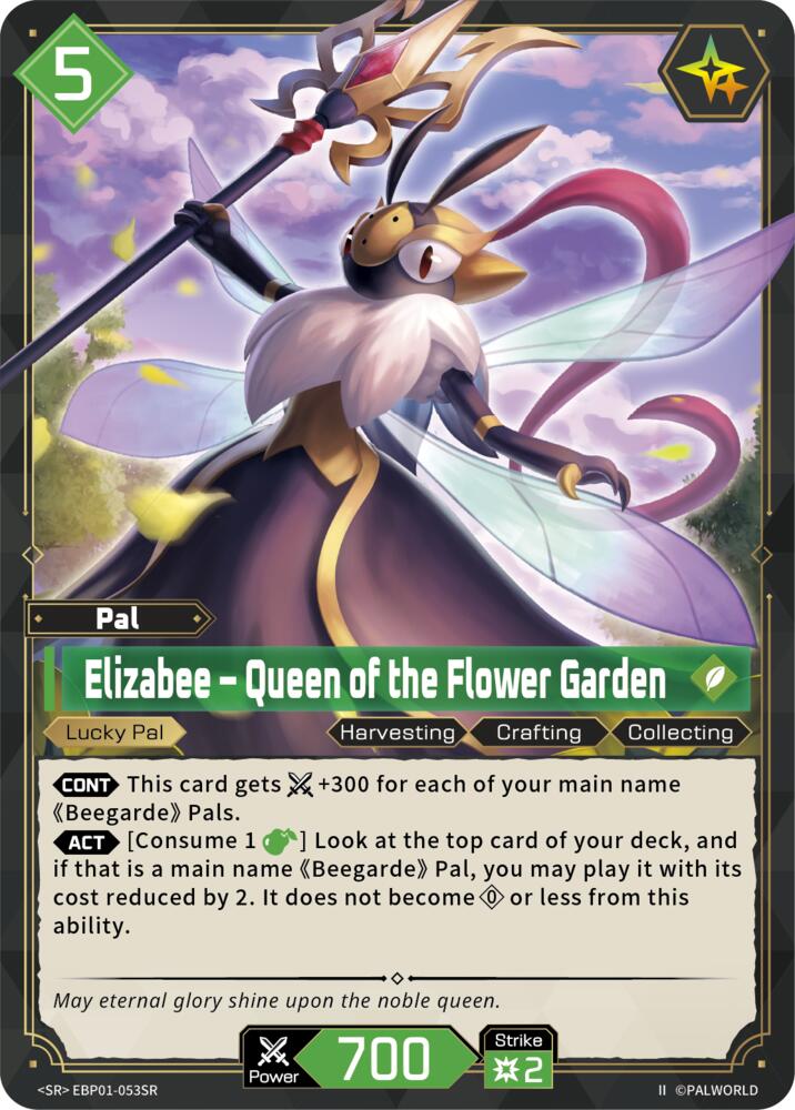Elizabee - Queen of the Flower Garden (SR) (2nd Edition) (EBP01-053SR) (BP01)