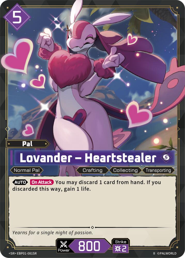 Lovander - Heartstealer (SR) (2nd Edition) (EBP01-081SR) (BP01)