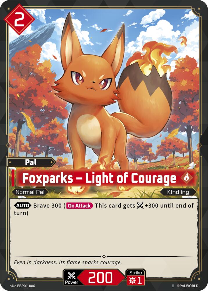 Foxparks - Light of Courage (2nd Edition) (EBP01-006) (BP01)