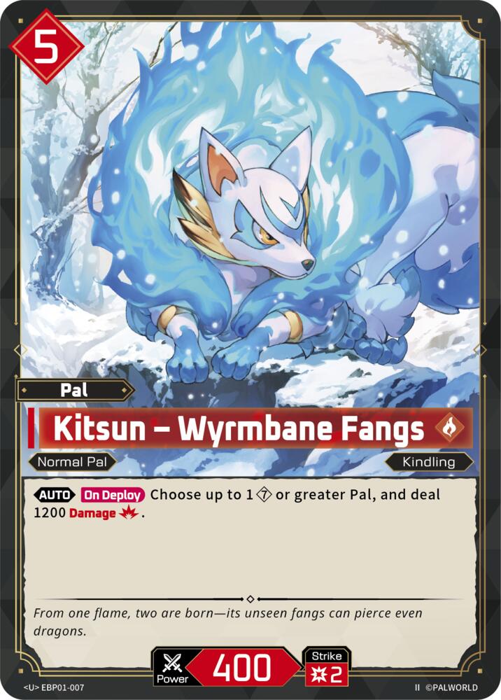 Kitsun - Wyrmbane Fangs (2nd Edition) (EBP01-007) (BP01)