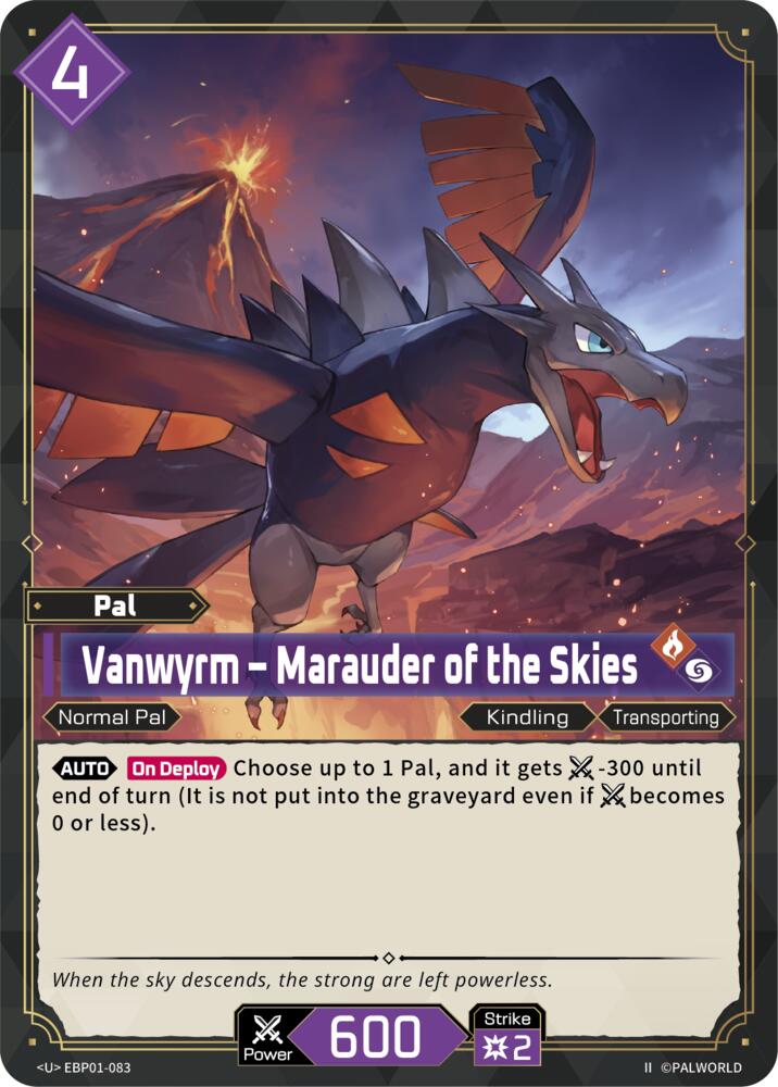 Vanwyrm - Marauder of the Skies (2nd Edition) (EBP01-083) (BP01)