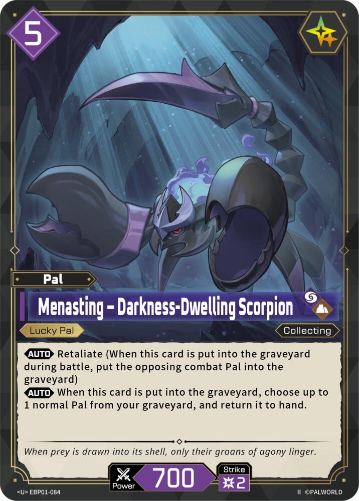 Menasting - Darkness-Dwelling Scorpion (2nd Edition) (EBP01-084) (BP01)