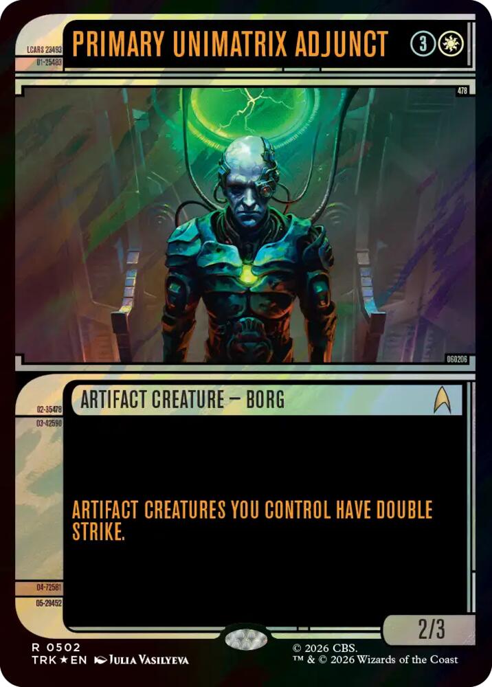 Primary Unimatrix Adjunct (Showcase) (Surge Foil) (502) (TRK)