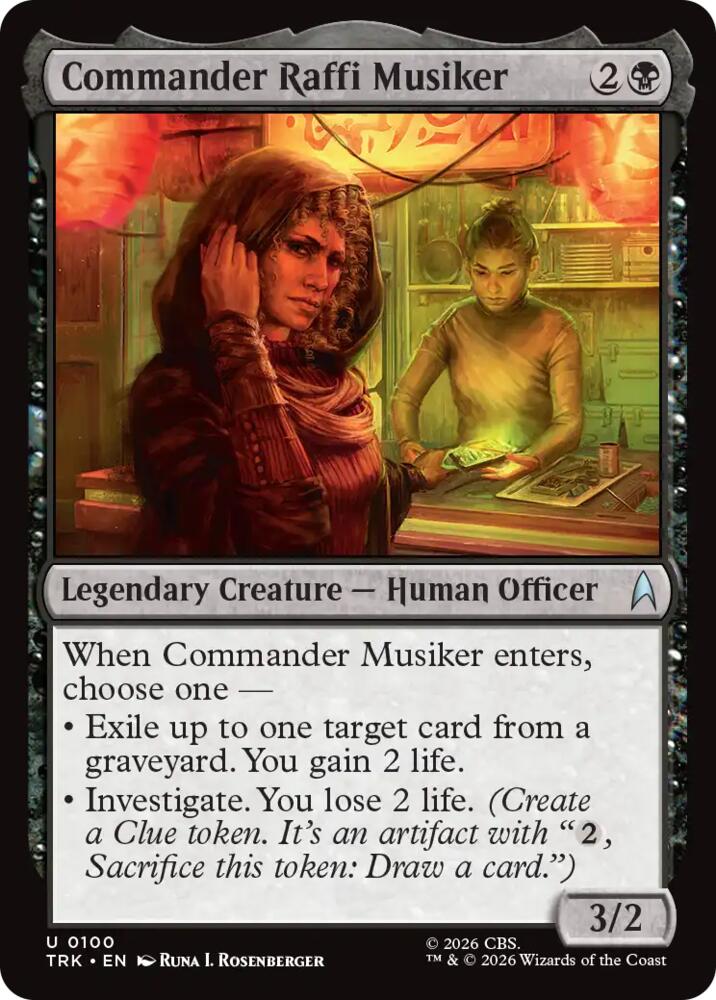 Commander Raffi Musiker (100) (TRK)