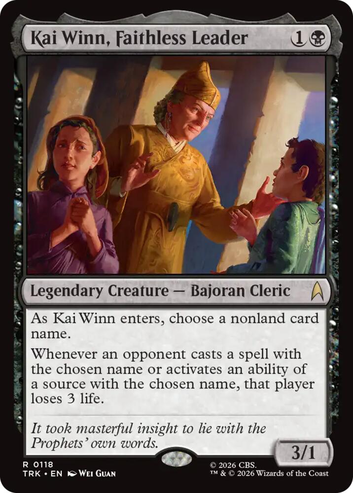 Kai Winn, Faithless Leader (118) (TRK)