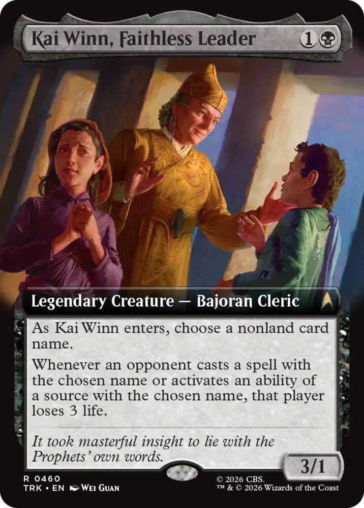 Kai Winn, Faithless Leader (Extended Art) (460) (TRK)