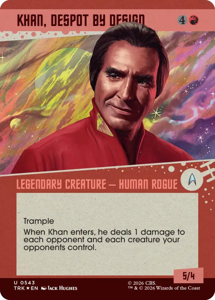 Khan, Despot by Design (Showcase) (Surge Foil) (543) (TRK)