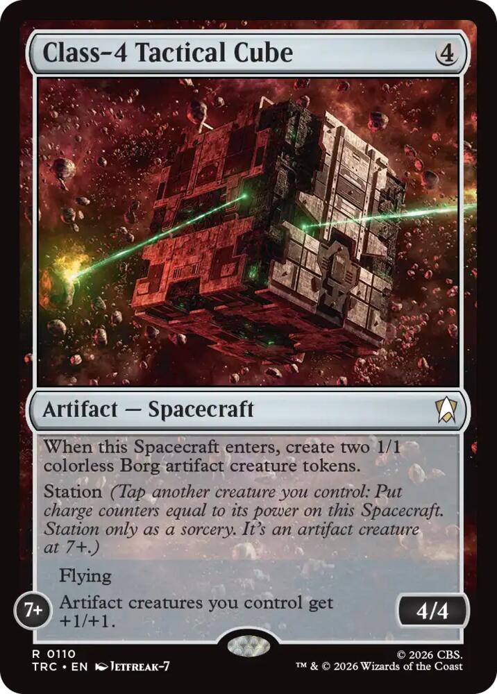 Class-4 Tactical Cube (Surge Foil) (110) (TRC)
