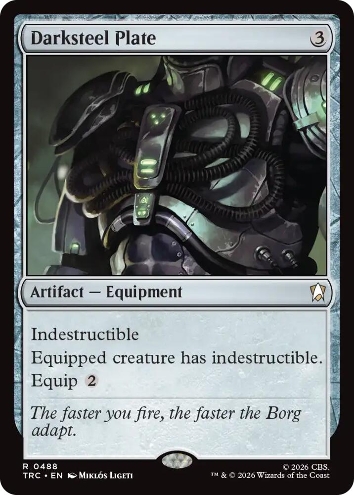Darksteel Plate (Surge Foil) (488) (TRC)