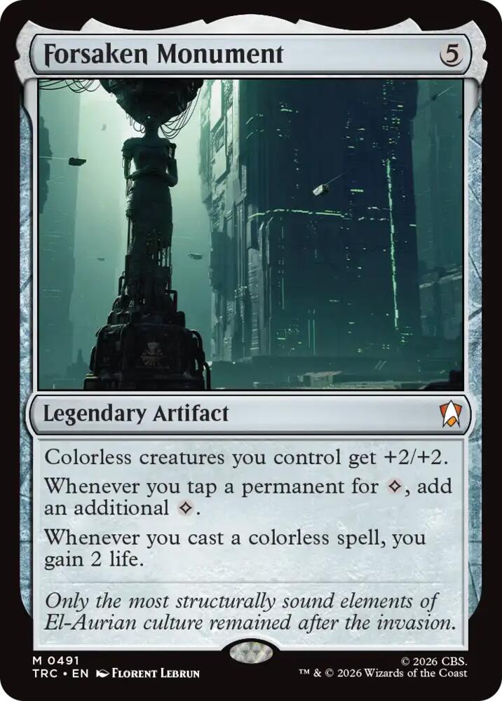 Forsaken Monument (Surge Foil) (491) (TRC)
