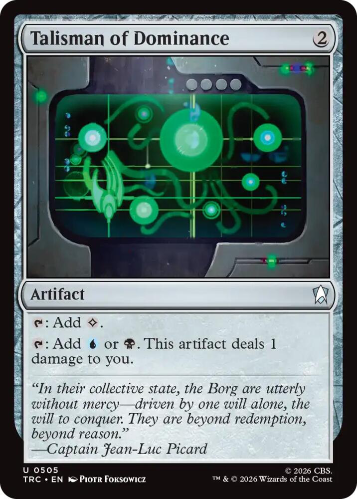 Talisman of Dominance (Surge Foil) (505) (TRC)