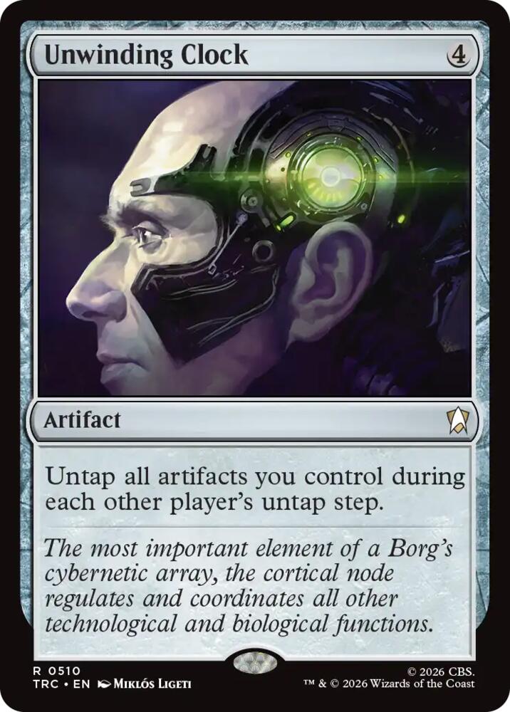 Unwinding Clock (Surge Foil) (510) (TRC)