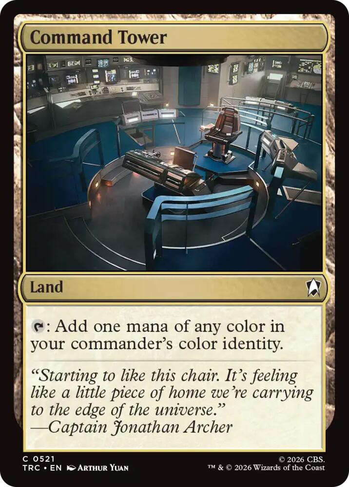 Command Tower (Surge Foil) (521) (TRC)
