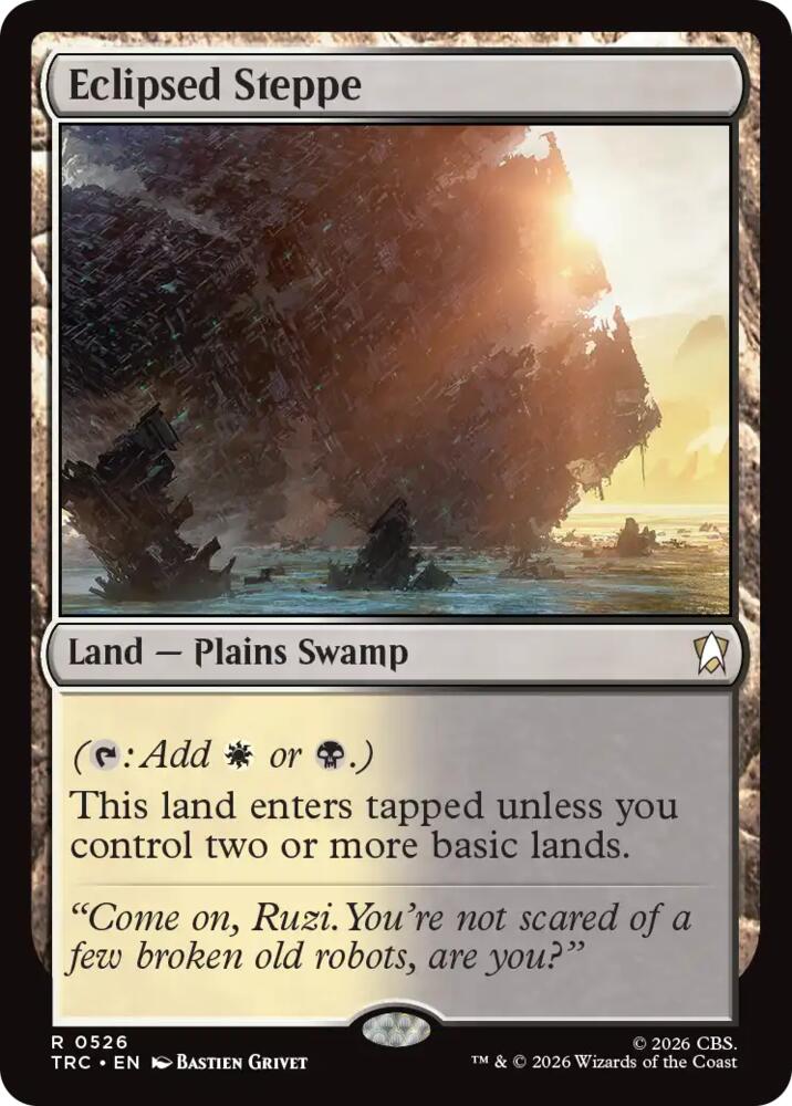 Eclipsed Steppe (Surge Foil) (526) (TRC)