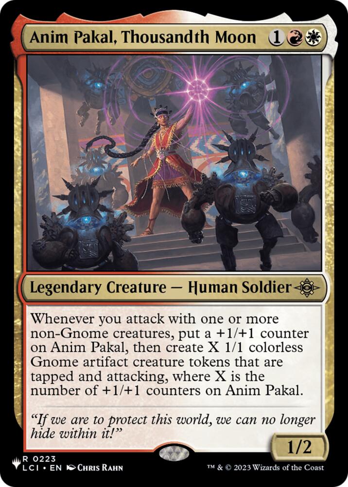 Anim Pakal, Thousandth Moon (223) (LIST)