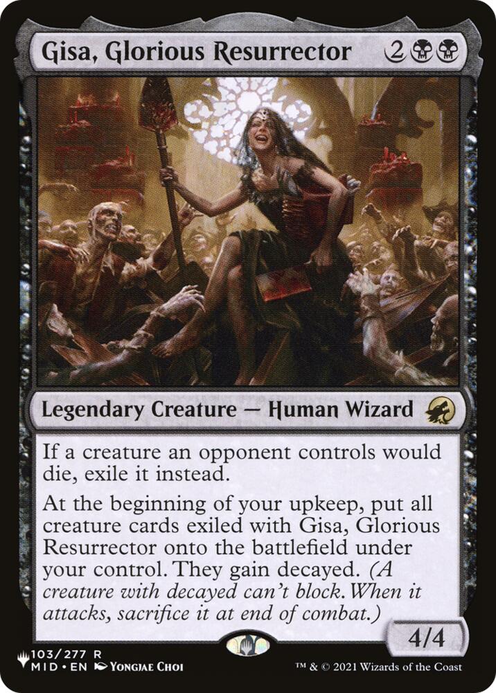 Gisa, Glorious Resurrector (103) (LIST)