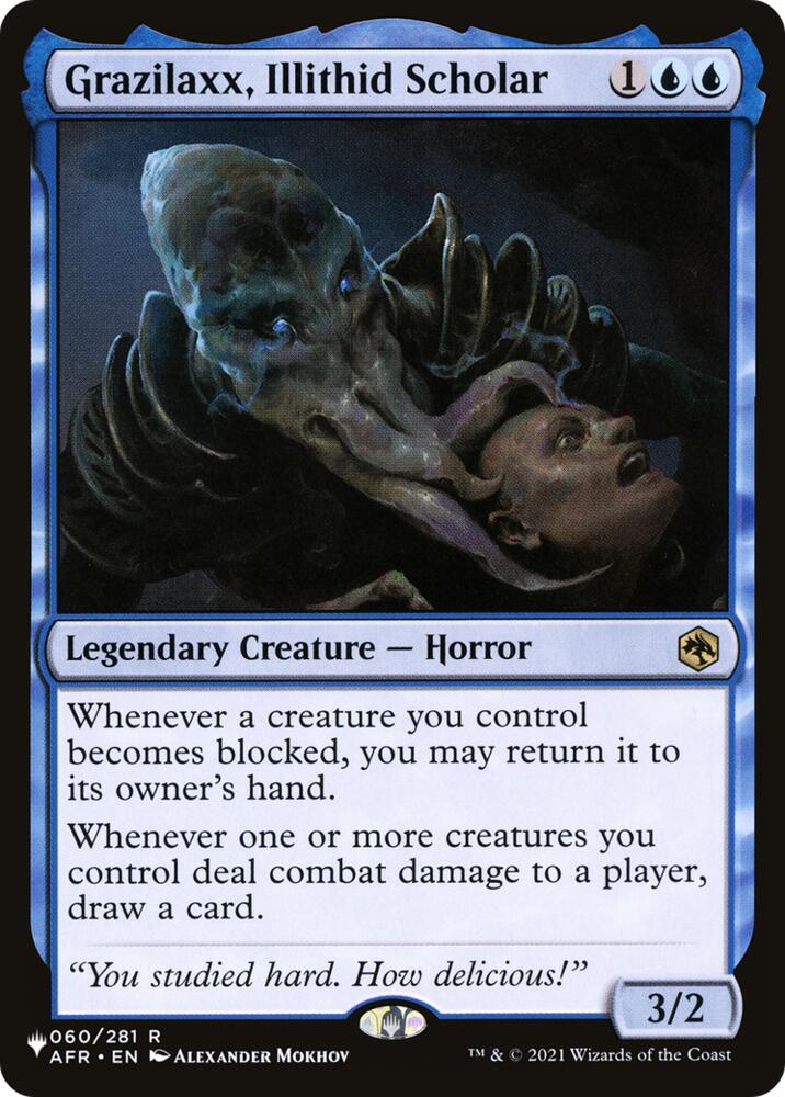 Grazilaxx, Illithid Scholar (60) (LIST)