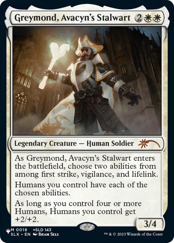 Greymond, Avacyn's Stalwart (18) (LIST)